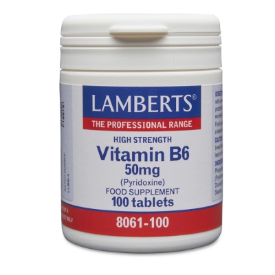 Lamberts Vitamin B6 50mg 100 tabs